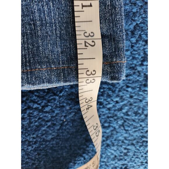 Y2k Mu Jeans Authentic Dungarees Med Wash Straight Leg Denim Jeans 10 - Picture 10 of 10